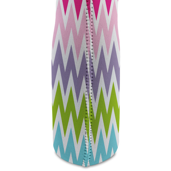 Colorful Chevron Double Wine Tote - DETAIL 2 (new)