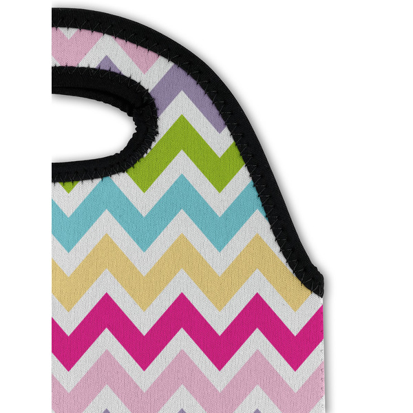 Colorful Chevron Double Wine Tote - Detail 1 (new)