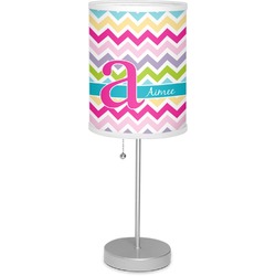 Colorful Chevron 7" Drum Lamp with Shade Polyester (Personalized)