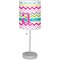 Colorful Chevron Lamp with Drum Shade (Personalized)