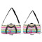 Colorful Chevron Duffle Bag Small and Large