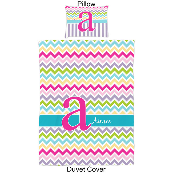 Colorful Chevron Duvet Cover Set - Twin - Approval