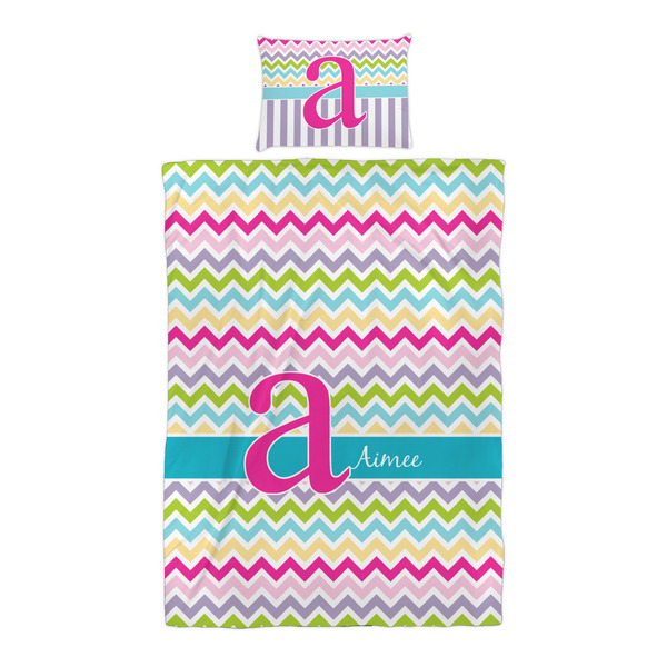 Colorful Chevron Duvet Cover Set - Twin XL - Alt Approval