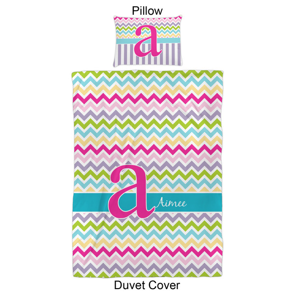 Colorful Chevron Duvet Cover Set - Twin XL - Approval