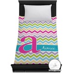 Colorful Chevron Duvet Cover - Twin (Personalized)