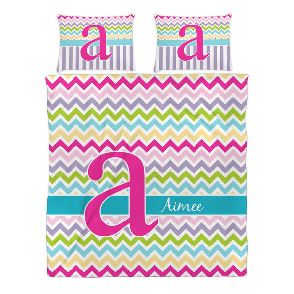 Colorful Chevron Duvet cover Set - Queen - Alt Approval