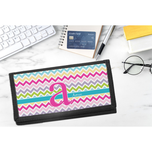 Colorful Chevron DyeTrans Checkbook Cover - LIFESTYLE