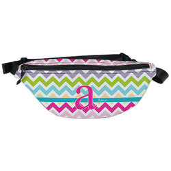 Colorful Chevron Fanny Pack - Classic Style (Personalized)