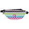 Colorful Chevron Fanny Pack - Front