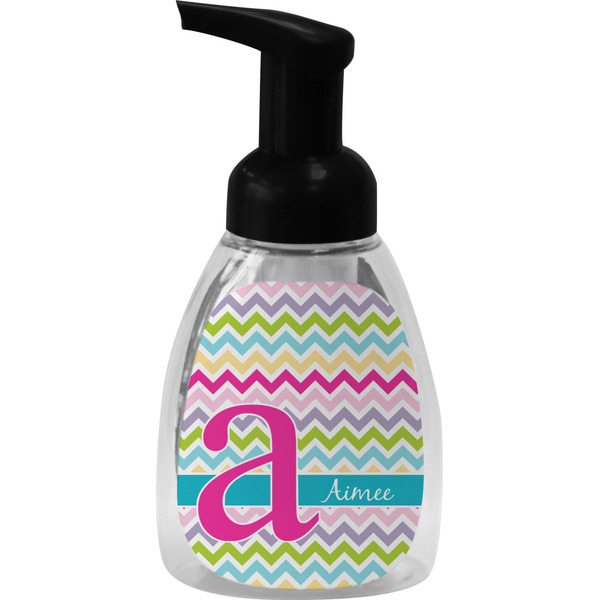 Colorful Chevron Foam Soap Bottle