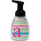 Colorful Chevron Foam Soap Bottle - Black (Personalized)