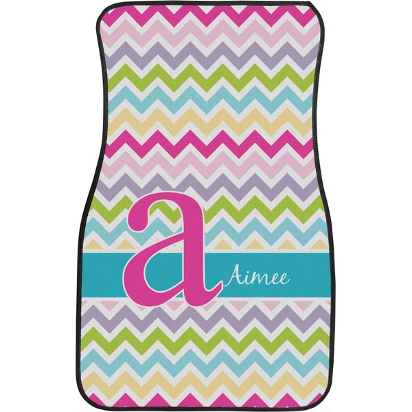Colorful Chevron Front Seat Car Mat
