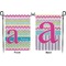 Colorful Chevron Garden Flag - Double Sided Front and Back