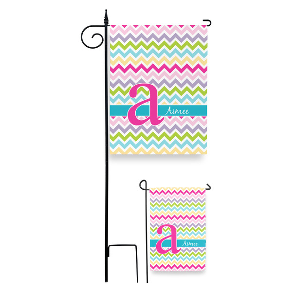 Colorful Chevron Garden Flag - PARENT/MAIN