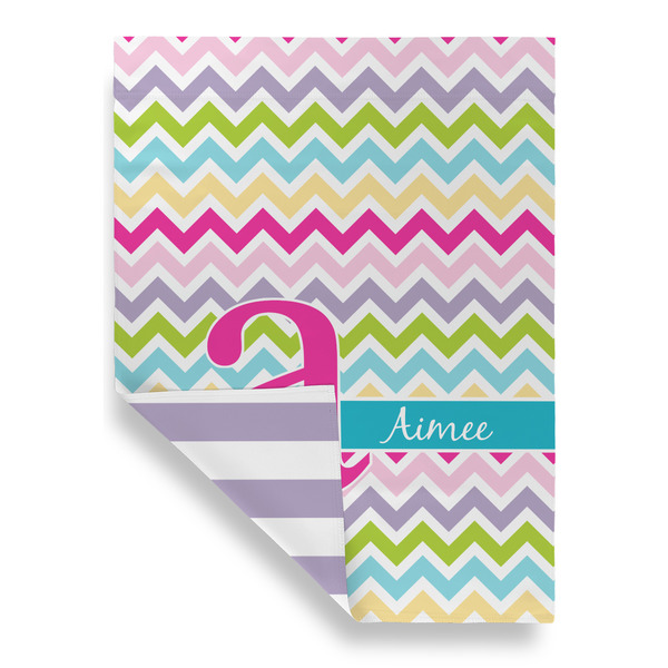 Colorful Chevron Garden Flags - Large - Double Sided - FRONT FOLDED
