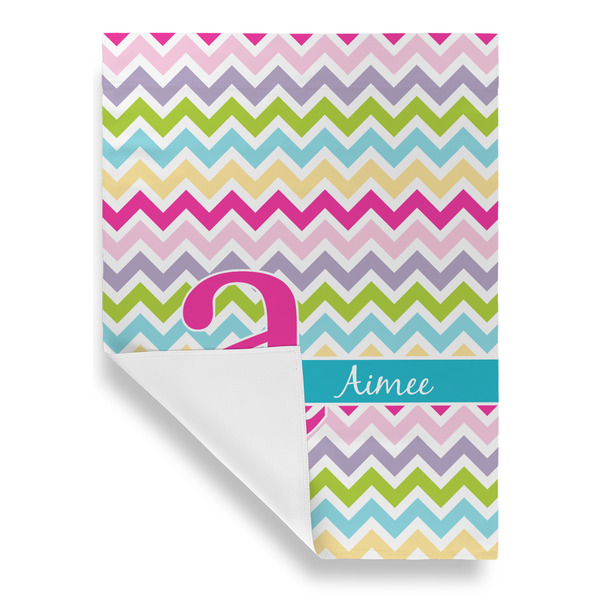Colorful Chevron Garden Flags - Large - Single Sided - FRONT FOLDED