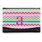 Colorful Chevron Genuine Leather Womens Wallet - Front/Main