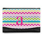 Colorful Chevron Genuine Leather Women's Wallet - Small (Personalized)
