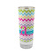Colorful Chevron 2 oz Shot Glass - Glass with Gold Rim (Personalized)