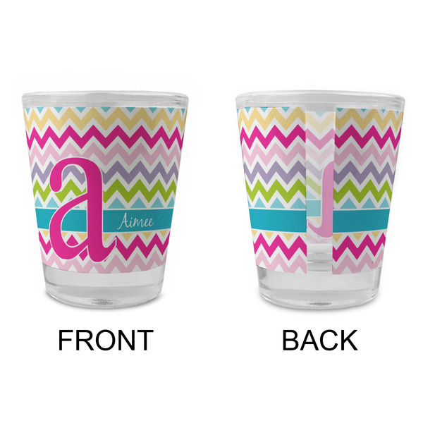 Colorful Chevron Glass Shot Glass - Standard - APPROVAL