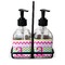 Colorful Chevron Glass Soap & Lotion Bottles (Personalized)