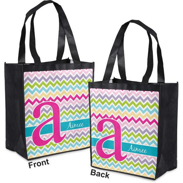 Colorful Chevron Grocery Bag - Apvl