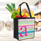 Colorful Chevron Grocery Bag - LIFESTYLE