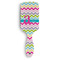 Colorful Chevron Hair Brush - Front View