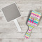 Colorful Chevron Hair Brush - In Context