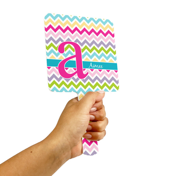 Colorful Chevron Hand Mirrors - Alt View