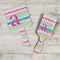 Colorful Chevron Hand Mirrors - In Context