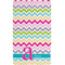 Colorful Chevron Hand Towel (Personalized) Full