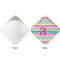 Colorful Chevron Hooded Baby Towel- Approval