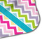 Colorful Chevron Hooded Baby Towel- Detail Corner