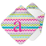 Colorful Chevron Hooded Baby Towel (Personalized)