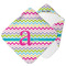 Colorful Chevron Hooded Baby Towel- Main