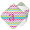 Colorful Chevron Hooded Baby Towel (Personalized)