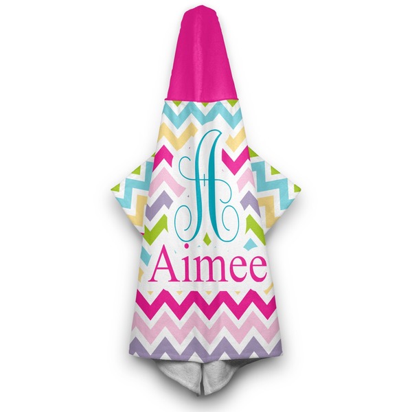 Colorful Chevron Hooded Towel - Hanging