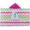 Colorful Chevron Kids Hooded Towel (Personalized)