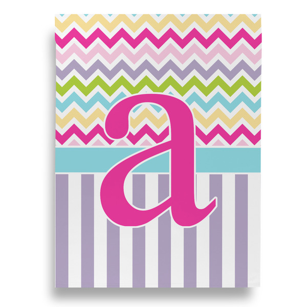 Colorful Chevron House Flags - Double Sided - BACK
