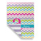 Colorful Chevron House Flags - Double Sided - FRONT FOLDED