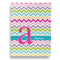 Colorful Chevron House Flags - Double Sided - FRONT