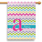 Colorful Chevron House Flags - Single Sided - PARENT MAIN