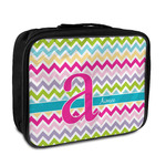 Colorful Chevron Insulated Lunch Bag (Personalized)