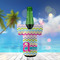 Colorful Chevron Jersey Bottle Cooler - LIFESTYLE