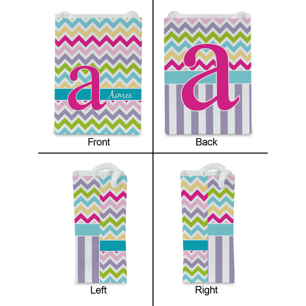 Colorful Chevron Jewelry Gift Bag - Gloss - Approval