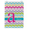 Colorful Chevron Jewelry Gift Bag - Gloss - Front