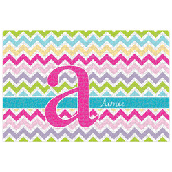 Colorful Chevron Jigsaw Puzzle - 1000-piece (Personalized)