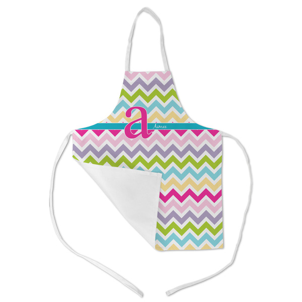 Colorful Chevron Kid's Aprons - Medium - Main (med/lrg)
