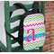 Colorful Chevron Kids Backpack - In Context